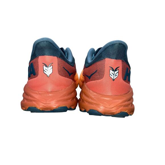 Hoka One One Speedgoat 5 Women’s SZ 10B Trail Running Shoes Blue Orange 1123158 - Picture 3 of 13